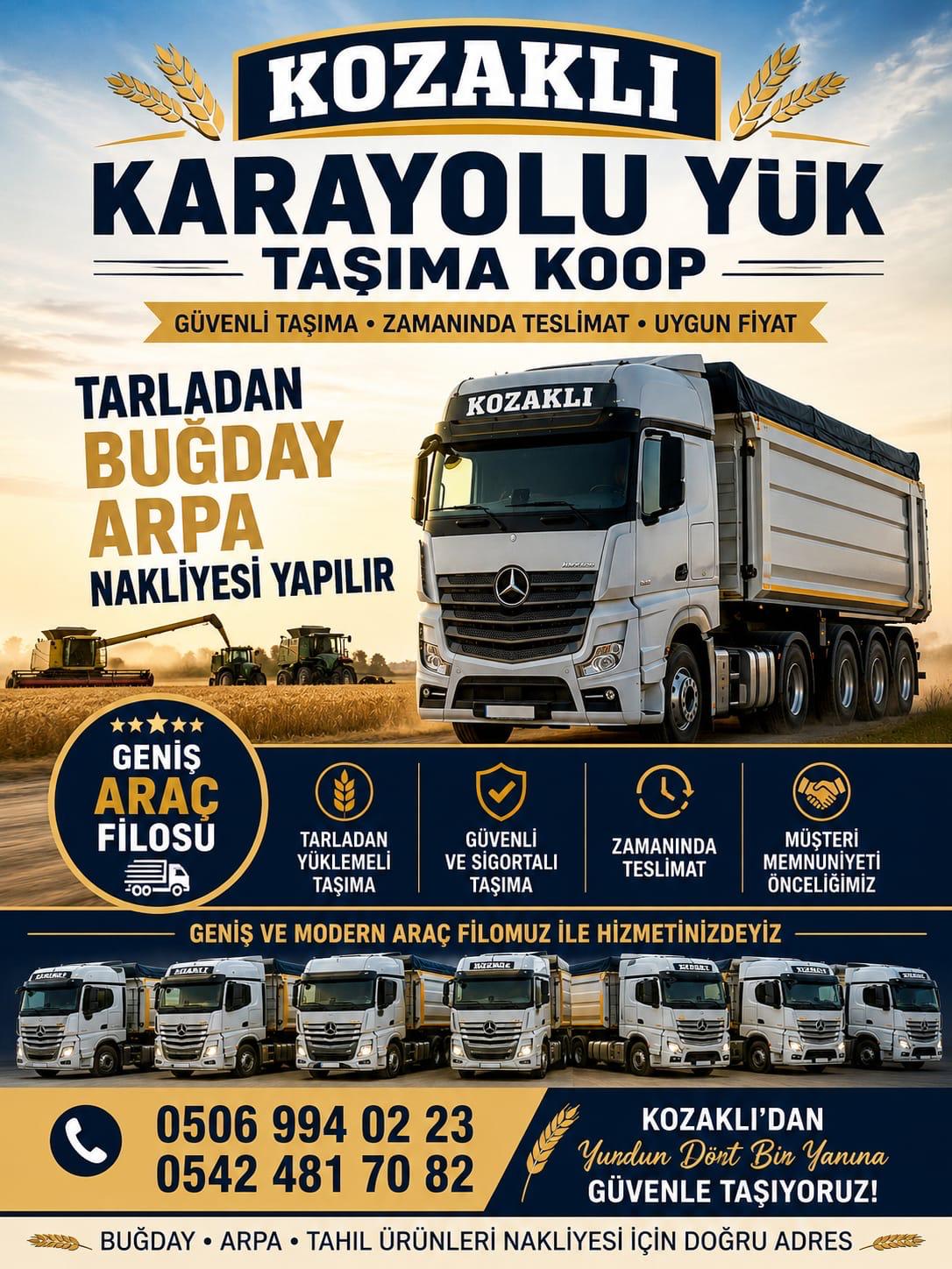 Sınırlı Sorumlu Kozaklı Karayolu Yük Taşıma Kooperatifi 